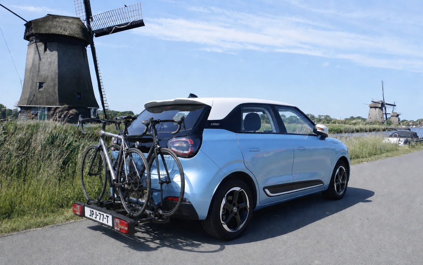 Trekhaak met fietsendrager op BOX Trekhaak met fietsendrager op BOX